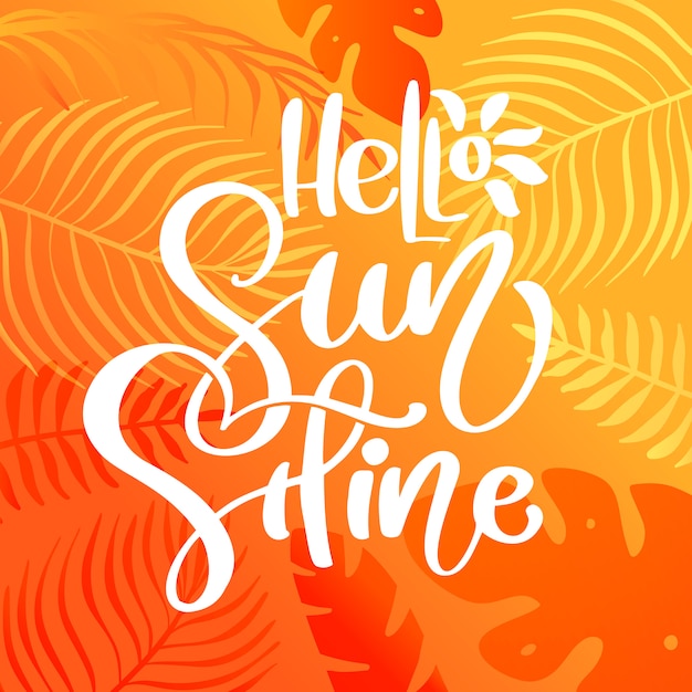 premium-vector-hello-sunshine-calligraphy-lettering-text-for-greeting