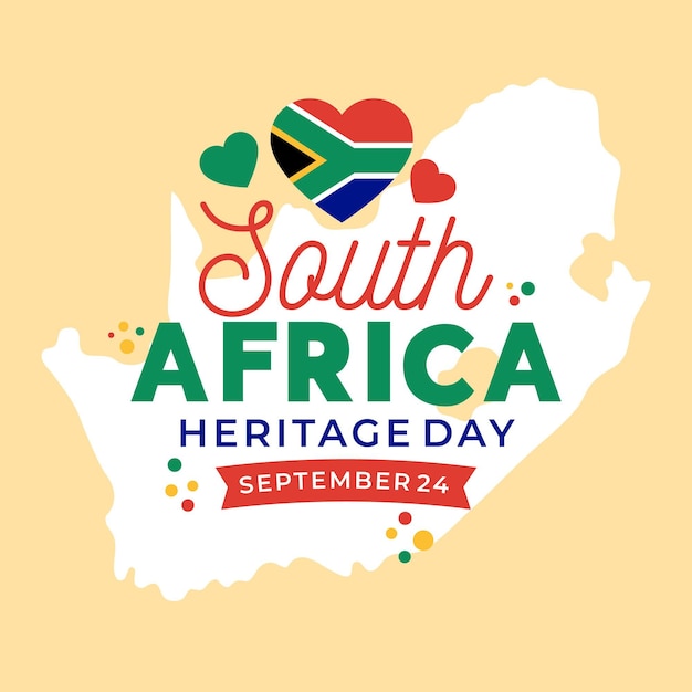 Heritage day event Free Vector