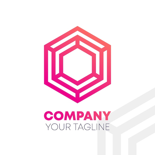 Premium Vector | Hexagon abstract shape modern logo design