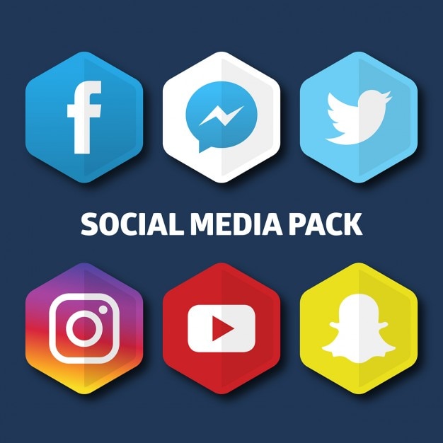 Download Free Download Free Hexagonal Icons For Social Networks Vector Freepik Use our free logo maker to create a logo and build your brand. Put your logo on business cards, promotional products, or your website for brand visibility.