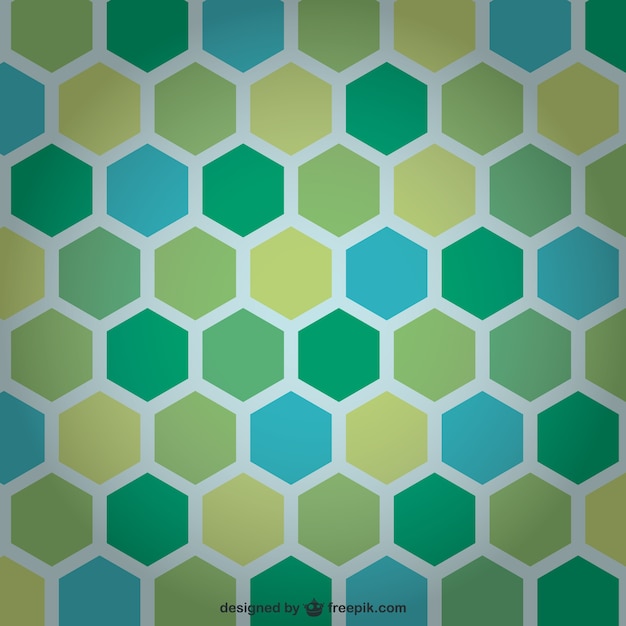 Hexagons background vector Vector | Free Download