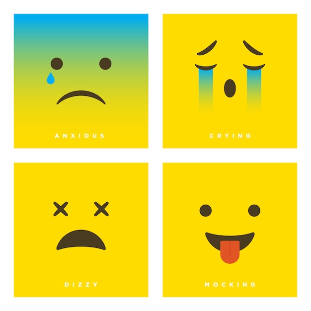 High quality vector cartoon set Premium Vector