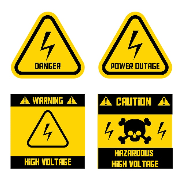 Albums 103+ Images what are warning indicators for high voltage power outage Sharp