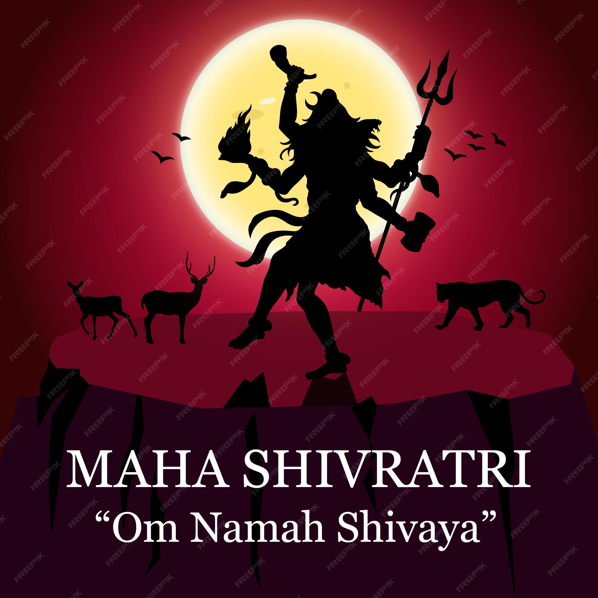 Premium Vector Hindu Festival Happy Maha Shivratri Banner Design Template 6752