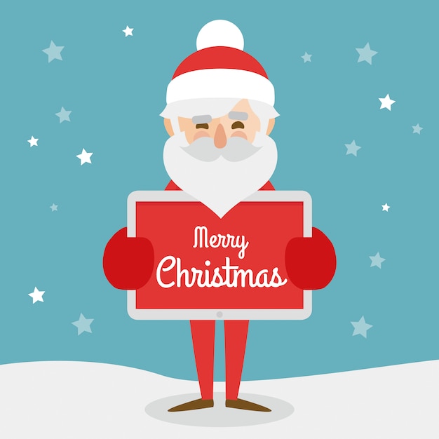 Image Freepik Com Free Vector Hipster Santa Cla