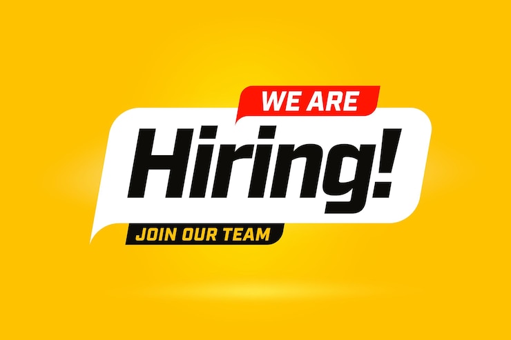  Hiring recruitment open vacancy design info label template. we are hiring join our team announcemen