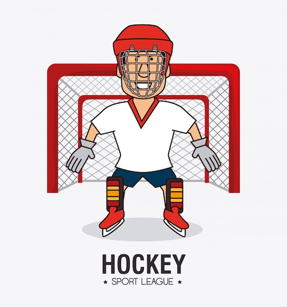 Download Hockey design | Premium Vector