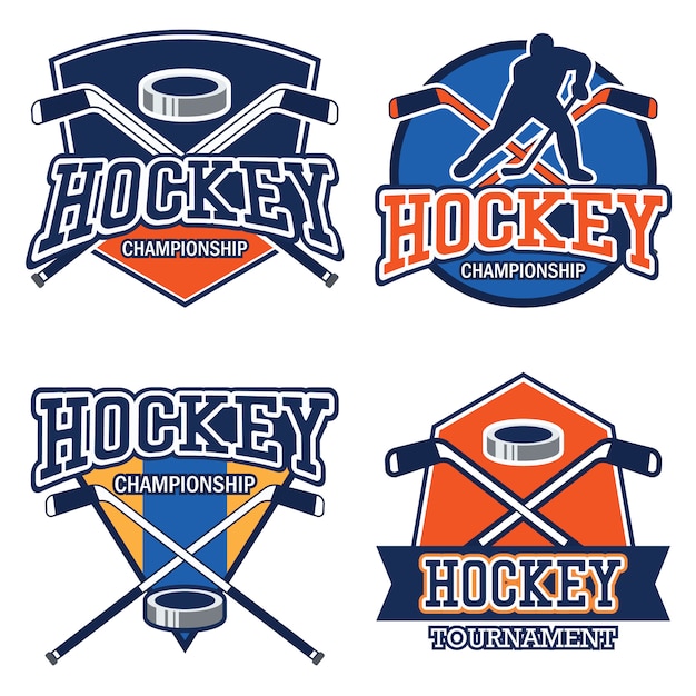 Premium Vector | Hockey logo