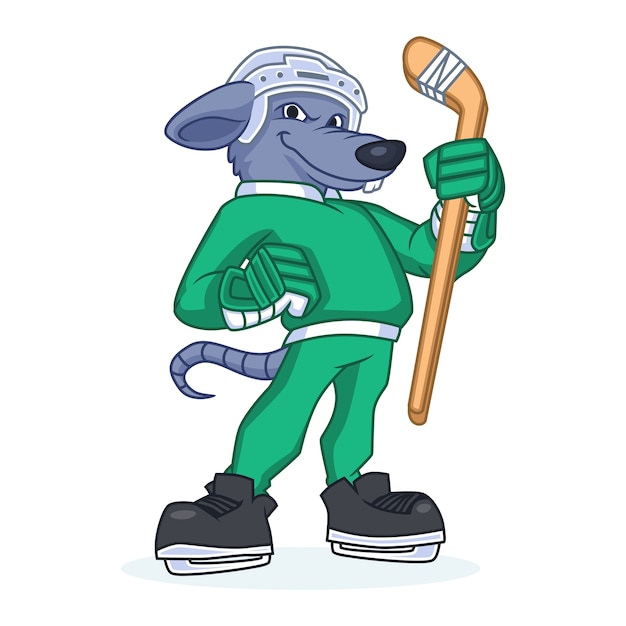 premium-vector-hockey-rat-mascot-design