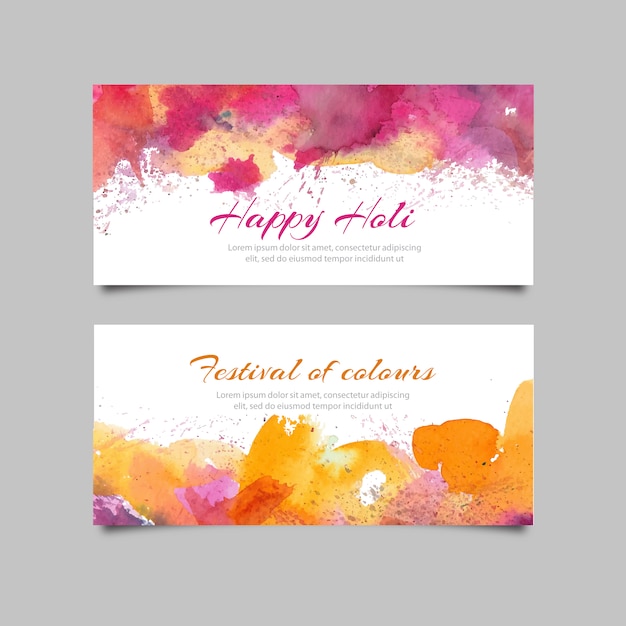 gujiya for holi banner