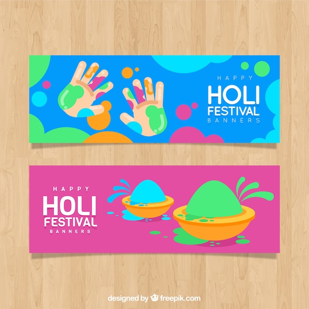 holi festival banner