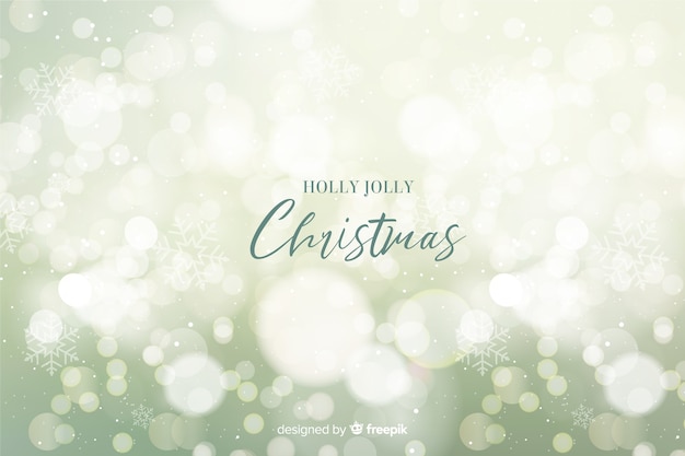 Free Vector | Holly jolly christmas background