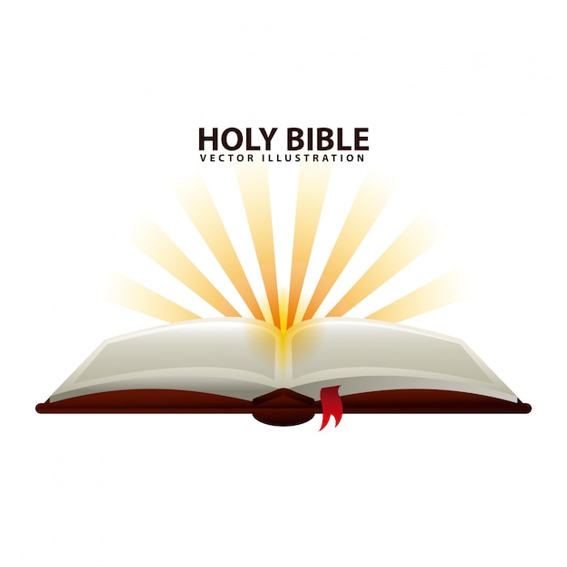 Premium Vector Holy bible design