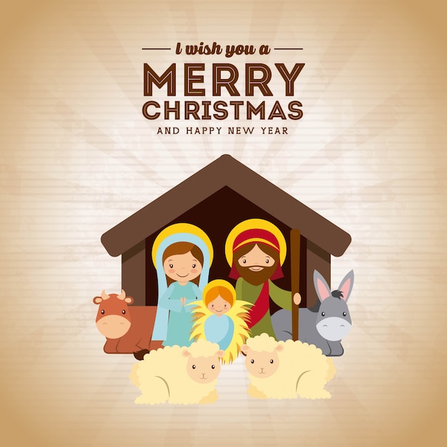 Download Holy family design Vector | Premium Download