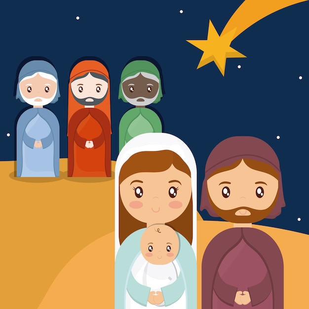 Download Holy family | Premium Vector
