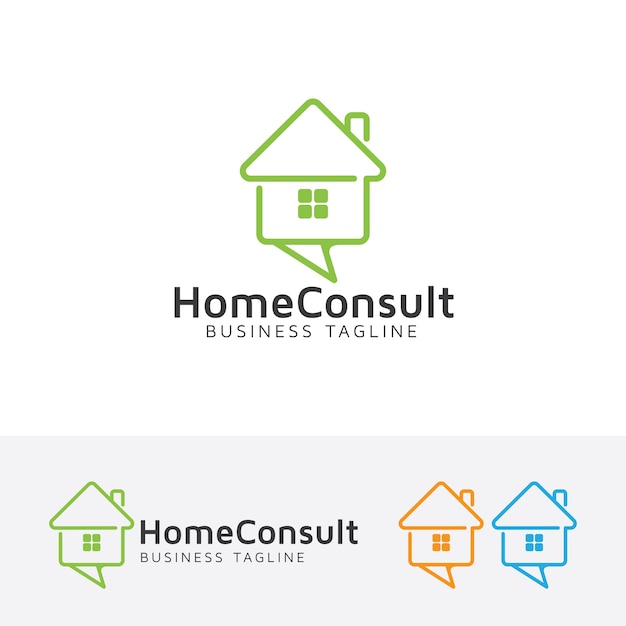 Download Free Home Consulting Logo Template Premium Vector Use our free logo maker to create a logo and build your brand. Put your logo on business cards, promotional products, or your website for brand visibility.