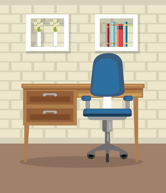 Download Home office place house Vector | Free Download