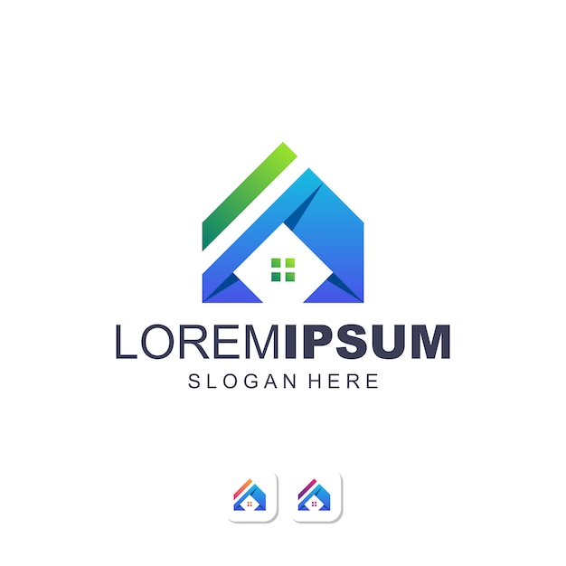 Download Free Home Real Estate Logo Premium Vector Use our free logo maker to create a logo and build your brand. Put your logo on business cards, promotional products, or your website for brand visibility.