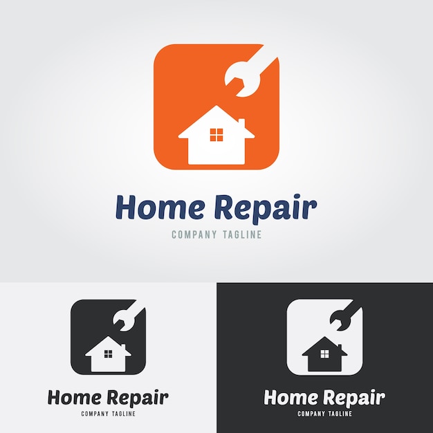 Download Home repair logos | Premium Vector