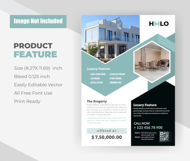 For Sale By Owner Flyer Template Free from image.freepik.com