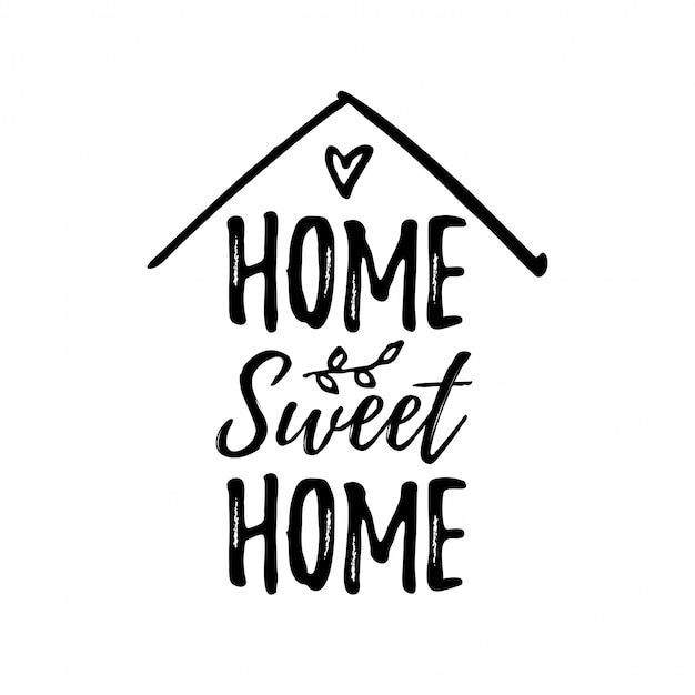 Premium Vector | Home sweet home