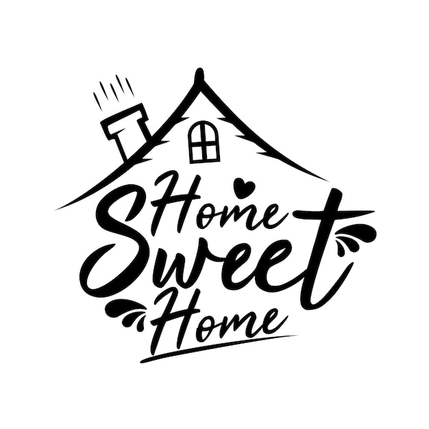 Premium Vector | Home sweet home