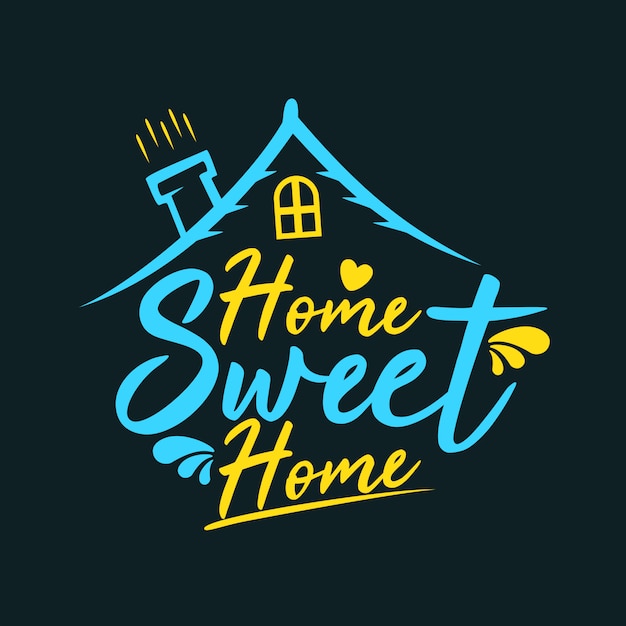 Home sweet home | Premium Vector