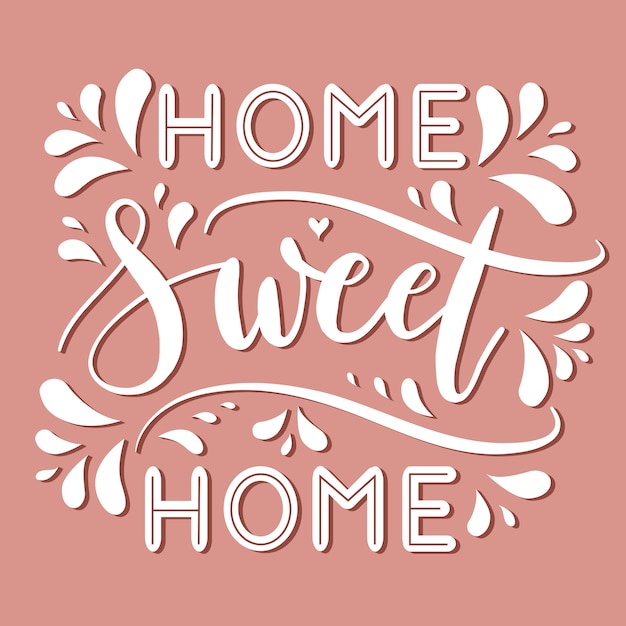 Download Home sweet home Vector | Premium Download