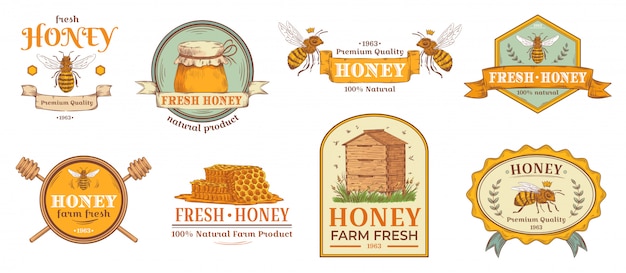 Download Free Free Honey Label Vectors 500 Images In Ai Eps Format Use our free logo maker to create a logo and build your brand. Put your logo on business cards, promotional products, or your website for brand visibility.