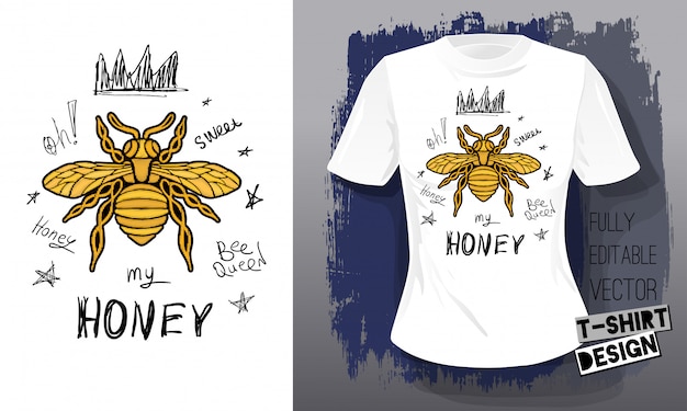 Download Free Honey Bee Golden Embroidery Queen Crown Textile Fabrics Lettering Use our free logo maker to create a logo and build your brand. Put your logo on business cards, promotional products, or your website for brand visibility.