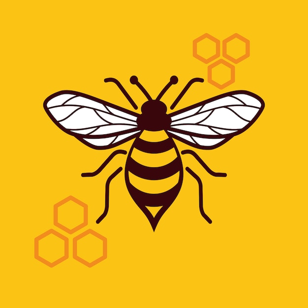 Honey bee | Premium Vector