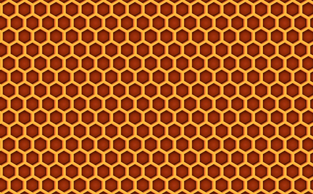 Premium Vector Honey Comb Beehive Seamless Pattern Textured