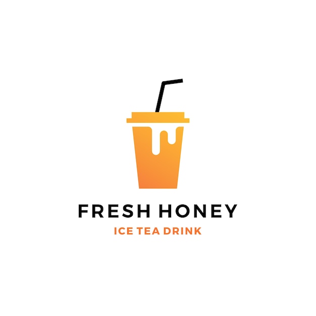 Download Free Honey Ice Tea Cup Bubble Drink Logo Premium Vector Use our free logo maker to create a logo and build your brand. Put your logo on business cards, promotional products, or your website for brand visibility.