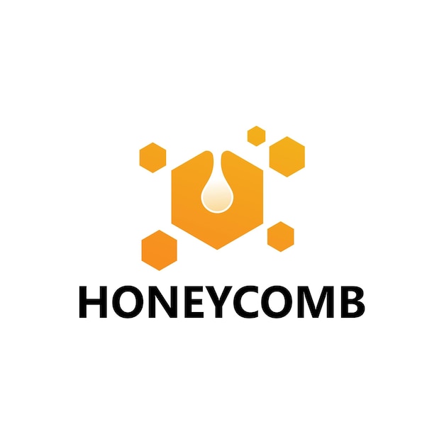 Premium Vector | Honeycomb logo template design vector