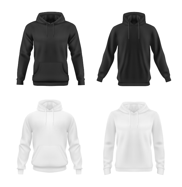 Premium Vector | Hoodie, sweatshirt mockup for men or women