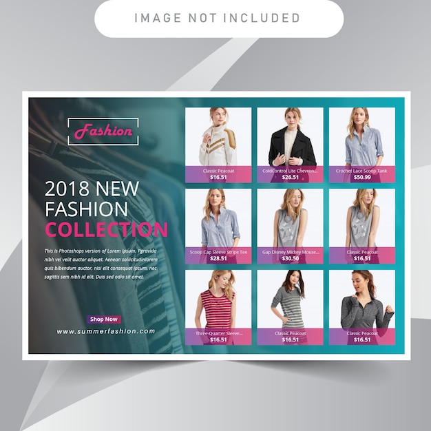 Download Free Horizontal Fashion Flyer Template Premium Vector Use our free logo maker to create a logo and build your brand. Put your logo on business cards, promotional products, or your website for brand visibility.