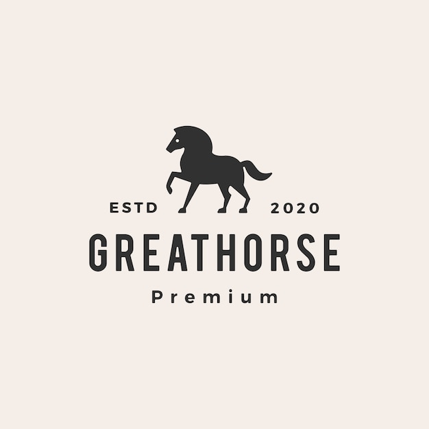 Download Free Horse Hipster Vintage Logo Icon Illustration Premium Vector Use our free logo maker to create a logo and build your brand. Put your logo on business cards, promotional products, or your website for brand visibility.