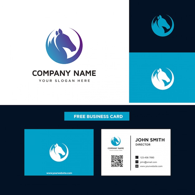 Download Free Horse Logo Design Templates Premium Vector Use our free logo maker to create a logo and build your brand. Put your logo on business cards, promotional products, or your website for brand visibility.