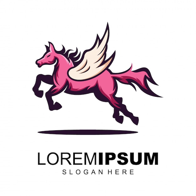 Download Free Horse Wings Logo Template Premium Vector Use our free logo maker to create a logo and build your brand. Put your logo on business cards, promotional products, or your website for brand visibility.