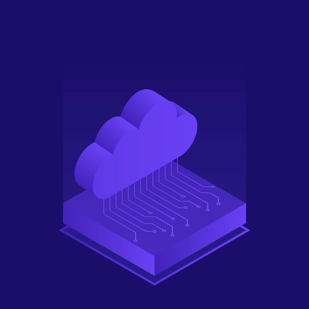 Hosting with cloud data storage. cloud file storage. modern ...