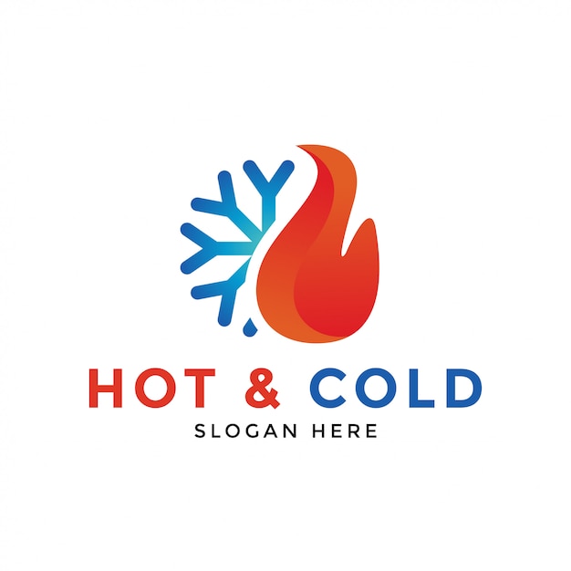 Download Free Hot And Cold Logo Icon Design Template Vector Premium Vector Use our free logo maker to create a logo and build your brand. Put your logo on business cards, promotional products, or your website for brand visibility.