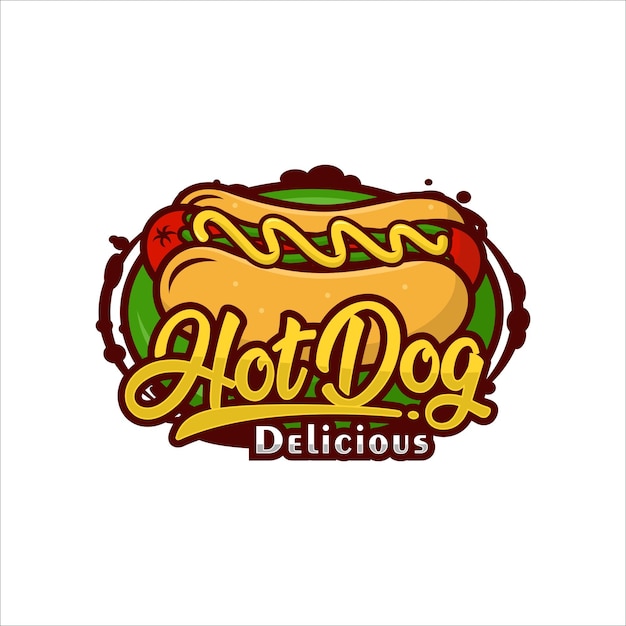 Premium Vector | Hot dog delicious design logo