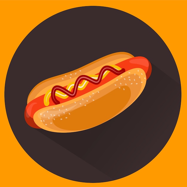 Premium Vector | Hot-dog