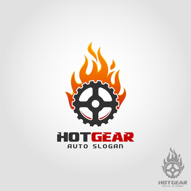 Download Free Hot Gear Logo Template Premium Vector Use our free logo maker to create a logo and build your brand. Put your logo on business cards, promotional products, or your website for brand visibility.