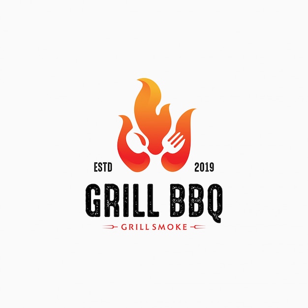 Download Free Hot Grill Logo Template For Restaurant Bbq Logo Design Premium Use our free logo maker to create a logo and build your brand. Put your logo on business cards, promotional products, or your website for brand visibility.