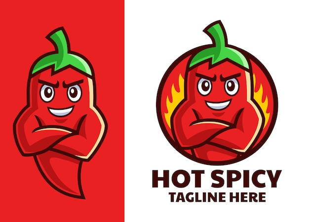 Download Free Hot Muscular Chili Mascot Logo Design Premium Vector Use our free logo maker to create a logo and build your brand. Put your logo on business cards, promotional products, or your website for brand visibility.