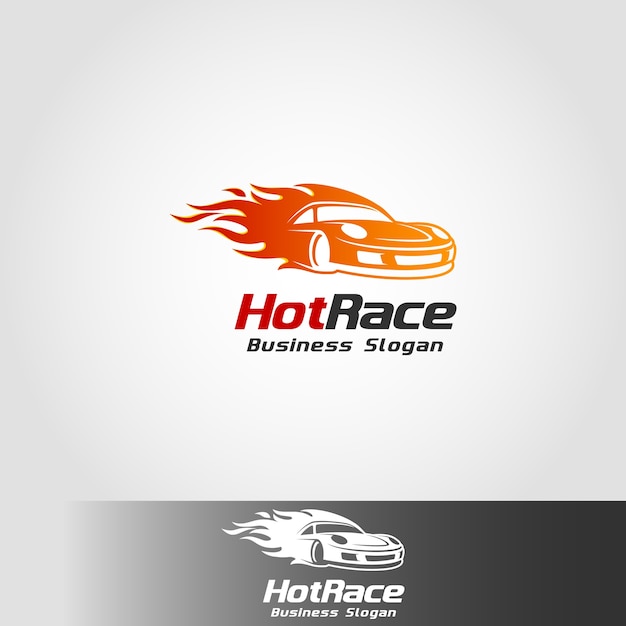 Download Free Hot Race Auto Fast Car Logo Template Premium Vector Use our free logo maker to create a logo and build your brand. Put your logo on business cards, promotional products, or your website for brand visibility.