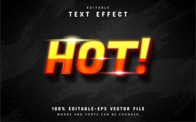 premium-vector-hot-text-effect