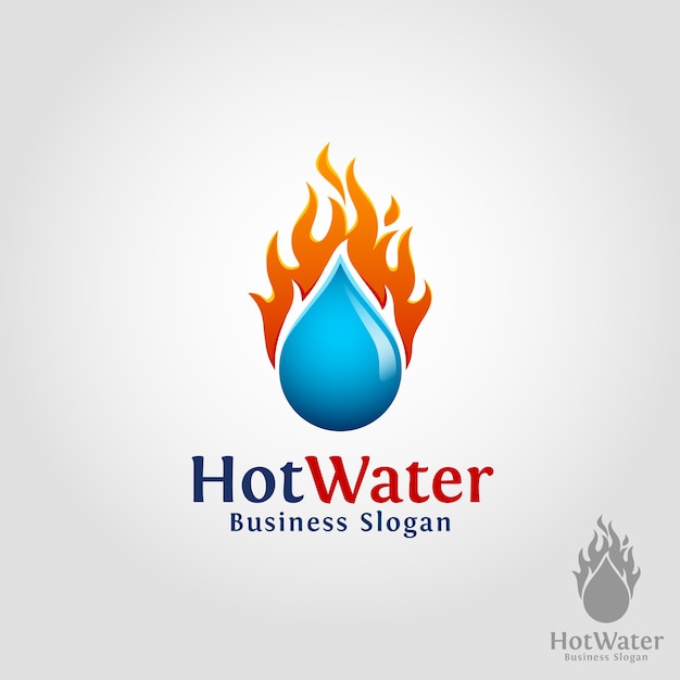 Download Free Hot Water Logo Template Premium Vector Use our free logo maker to create a logo and build your brand. Put your logo on business cards, promotional products, or your website for brand visibility.
