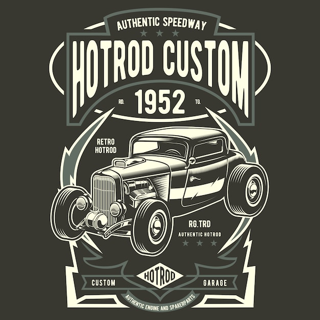 Hotrod Vectors Photos And Psd Files Free Download